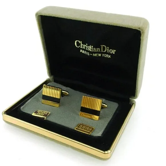 Dior cuff logo Gold hardware Authentic Used - Picture 2 of 10